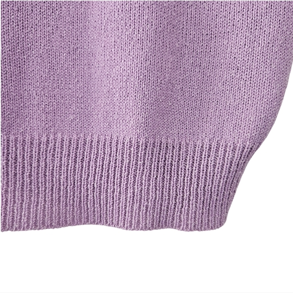 Vintage Purple Cottagecore Fairy Modest Grandma Blouse Top - Picture 4 of 4